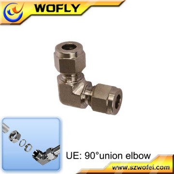 SUS316 90 degree corner stainless steel tubing elbows for pipe